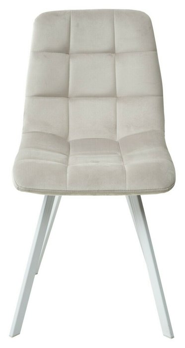 Стул Chilli Square серебристо-серого цвета (велюр) - купить Обеденные стулья по цене 4950.0
