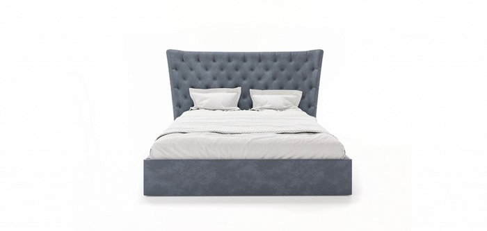 Кровать Вальполичелла 160х200 синего цвета 