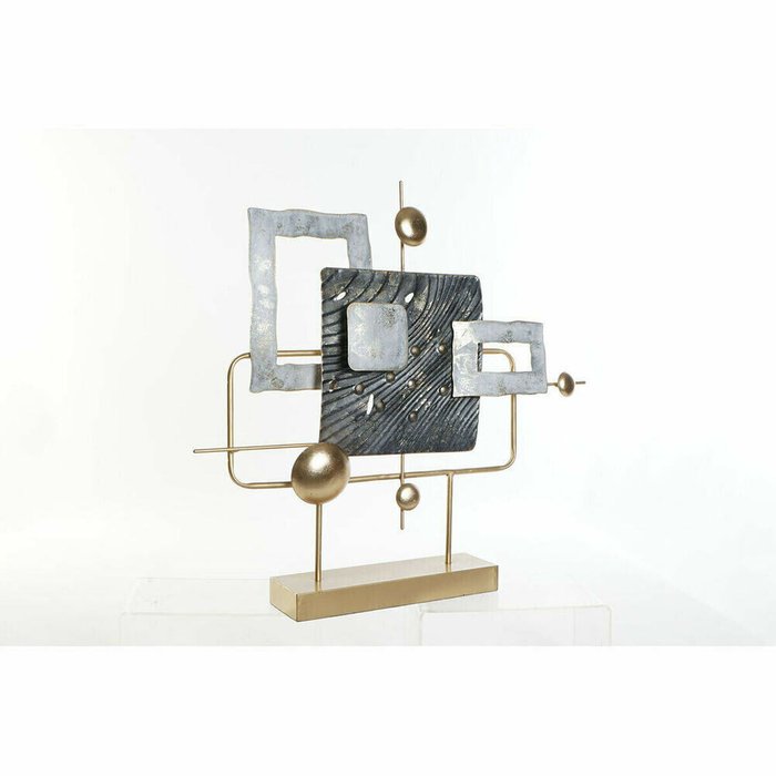 Декоративная фигура 59 x 8,5 x 55  Абстракция Синий Позолоченный