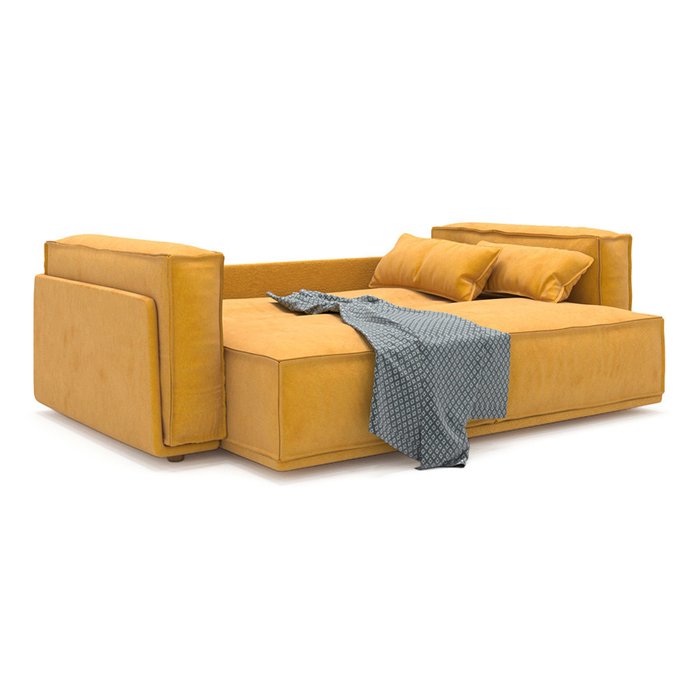 Диван-кровать Vento light long двухместный желтого цвета - лучшие Прямые диваны в INMYROOM