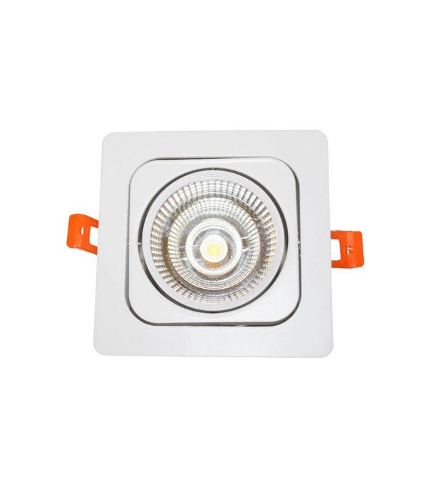 Встраиваемый точечный светильник Fostis белого цвета - купить Встраиваемые споты по цене 1300.0