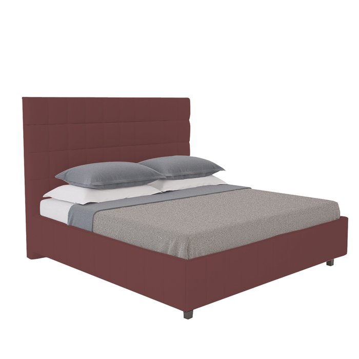 Кровать Shining Modern  с мягким изголовьем и прочным деревянным каркасом 200х200 