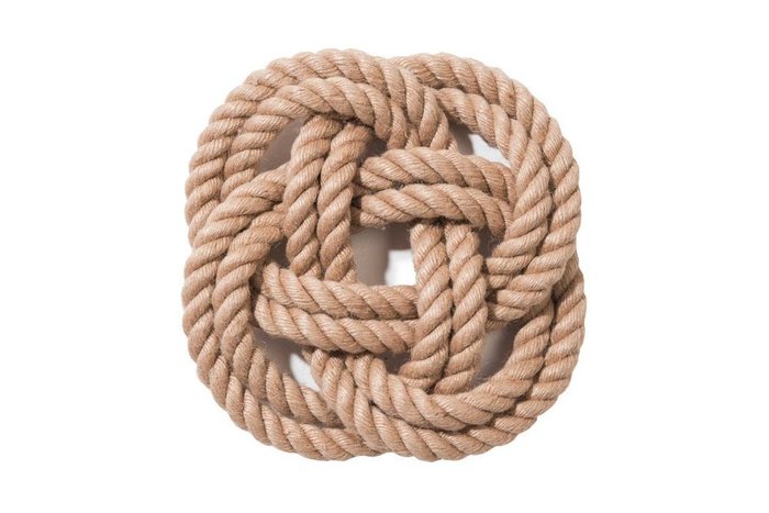 Узел Carrick mat из каната Узел Carrick mat из каната