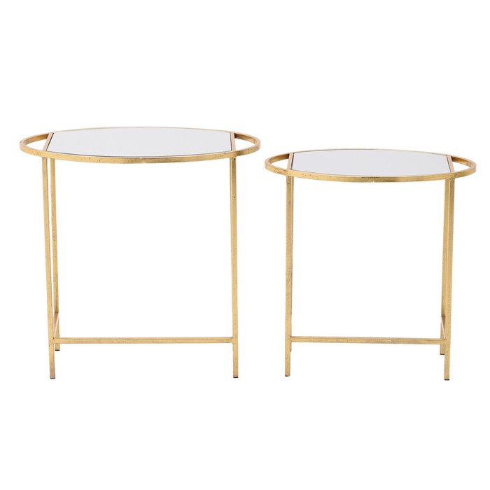 Набор из двух кофейных столов золотого цвета