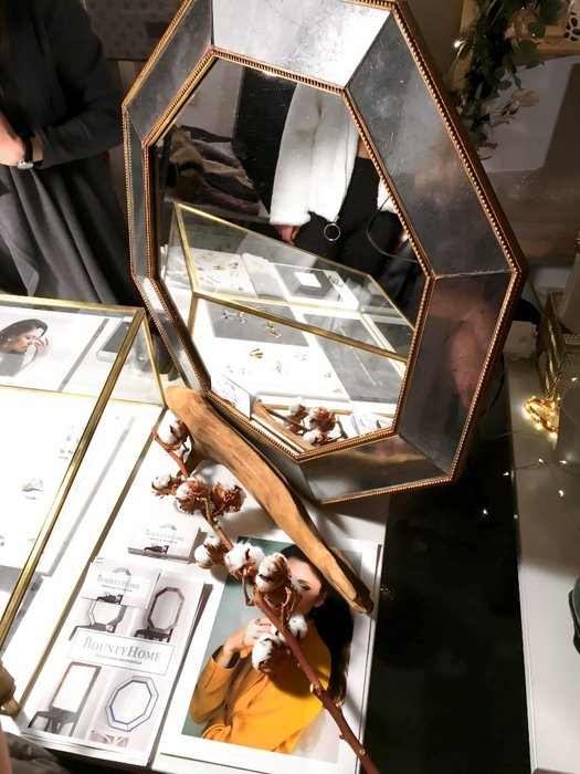 Зеркало настенное King цвета состаренного золота - купить Настенные зеркала по цене 32000.0
