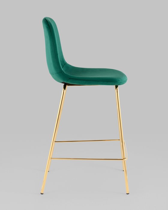 Полубарный стул Валенсия SN изумрудного цвета - лучшие Барные стулья в INMYROOM