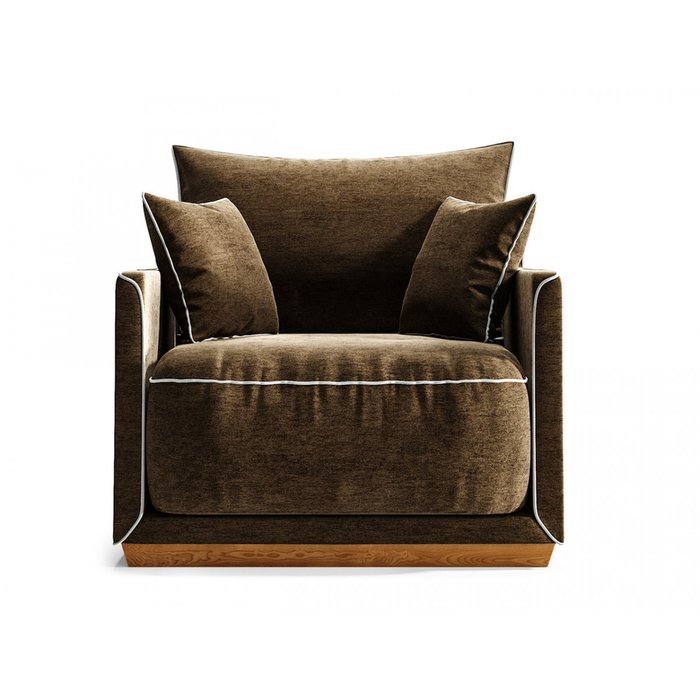 Кресло Soho коричневого цвета - лучшие Интерьерные кресла в INMYROOM