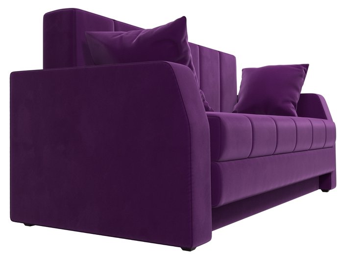 Прямой диван-кровать Малютка фиолетового цвета - лучшие Прямые диваны в INMYROOM