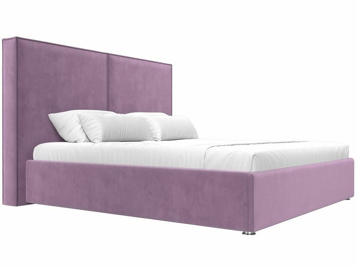Кровать Аура 180х200 сиреневого цвета с подъемным механизмом - лучшие Кровати для спальни в INMYROOM