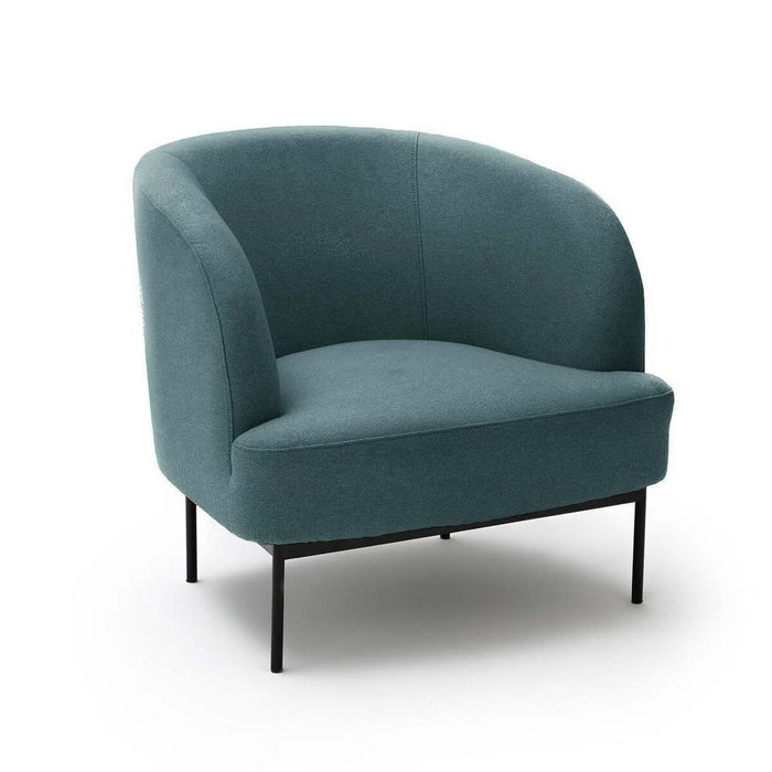 Кресло Yvas серо-зеленого цвета