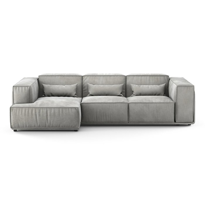  Диван-кровать угловой Vento Classic серого цвета - купить Угловые диваны по цене 166600.0
