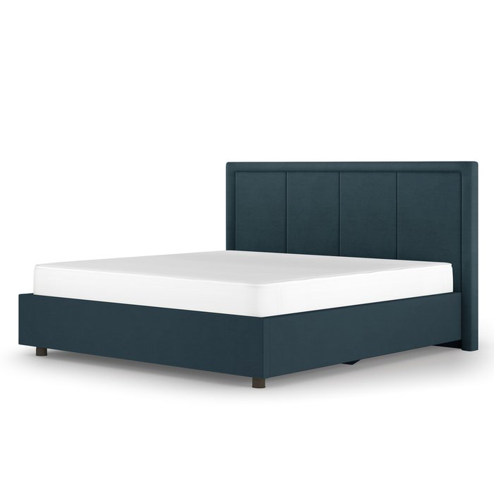Кровать-8М 160х200 сине-зеленого цвета с подъемного цвета - лучшие Кровати для спальни в INMYROOM
