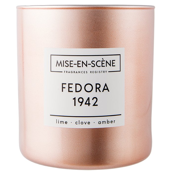 Свеча ароматическая Fedora розового цвета - купить Свечи по цене 3900.0
