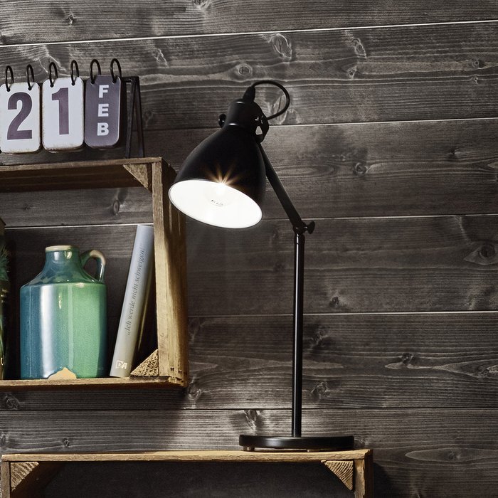 Настольная лампа Priddy 49469 (металл, цвет белый) - купить Рабочие лампы по цене 6890