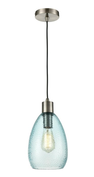 Подвесной светильник Placido голубого цвета - купить Подвесные светильники по цене 6500.0