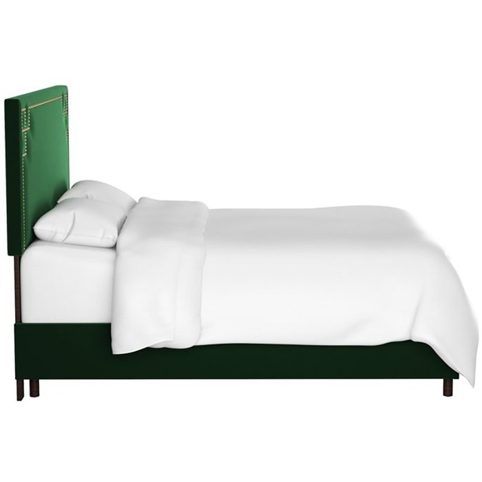 Кровать Aiden Emerald зеленого цвета 180х200 - купить Кровати для спальни по цене 80000.0