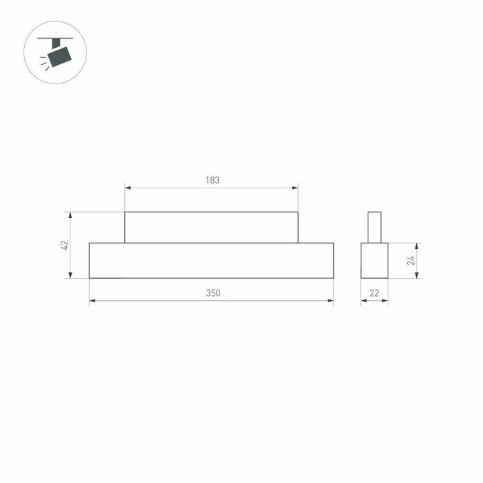 Трековый магнитный светильник Arlight MAG-ORIENT-FLAT-L465-16W Warm2700 (BK, 100 deg, 48V) 049992 - купить Трековые светильники по цене 7441.0 Трековый магнитный светильник Arlight MAG-ORIENT-FLAT-L465-16W Warm2700 (BK, 100 deg, 48V) 049992 - купить Трековые светильники по цене 7441.0