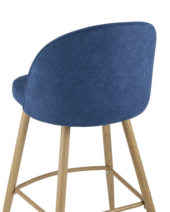 Стул барный Лион темно-синего цвета - купить Барные стулья по цене 4780.0