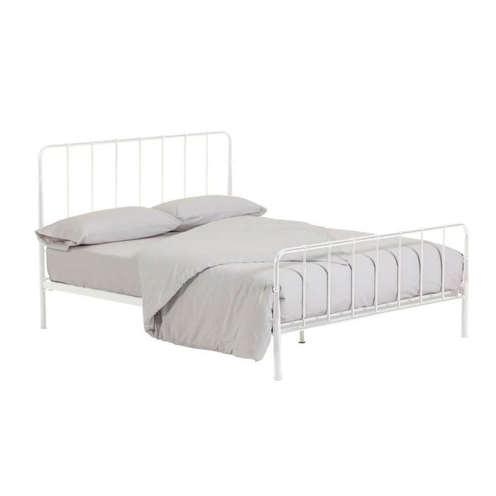 Кровать Naomy белого цвета 160x200