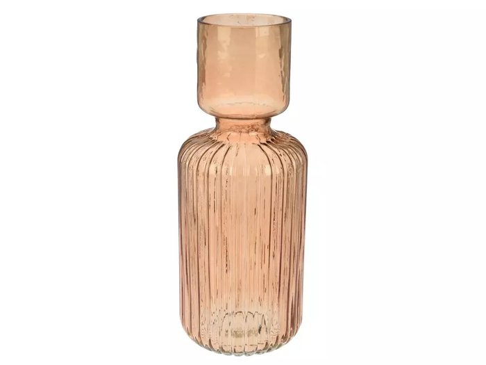 Ваза Ambra Glass янтарного цвета