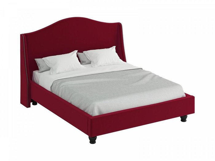 Кровать Soul бордового цвета 180х200