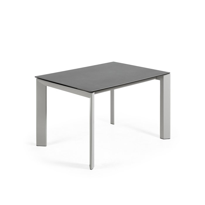 Раздвижной обеденный стол Atta S серого цвета - купить Обеденные столы по цене 213990.0