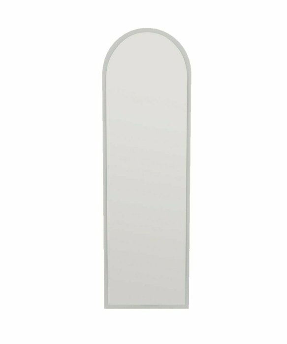Настенное зеркало Decor 50х160 в раме белого цвета