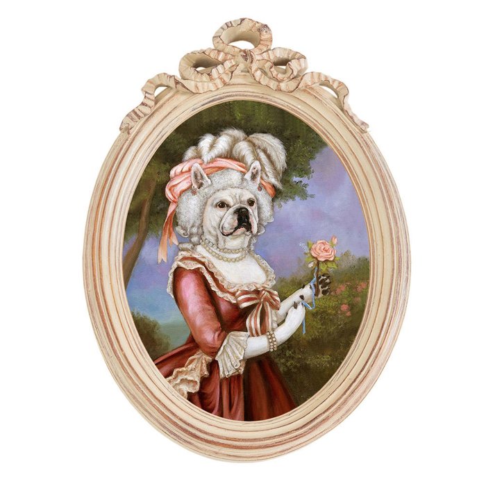 Репродукция Эрмитаж версия 44 Мария-Антуанетта с розой