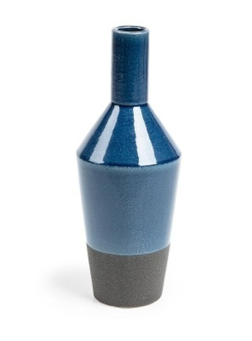 Керамическая ваза Cokkie синего цвета