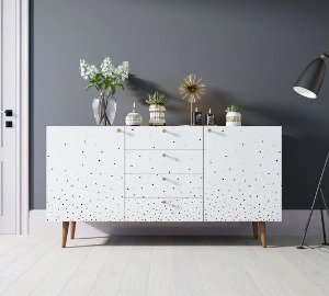 Комод Berber с четырьмя ящиками и двумя дверцами 15 принт - лучшие Комоды в INMYROOM