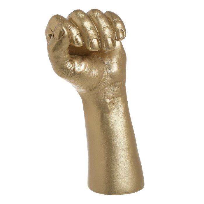 Статуэтка Hand золотого цвета - купить Фигуры и статуэтки по цене 2980.0