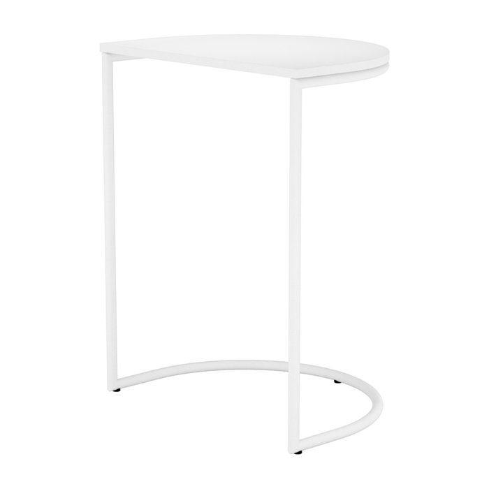 Приставной столик Evekis белого цвета - купить Кофейные столики по цене 9900.0
