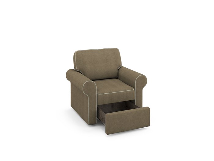 Кресло Tulon светло-коричневого цвета - купить Интерьерные кресла по цене 29000.0
