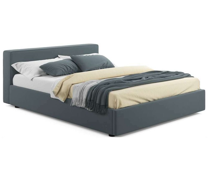 Кровать Skandi 160х200 цвета маренго с подъемным механизмом Кровать Skandi 160х200 цвета маренго с подъемным механизмом