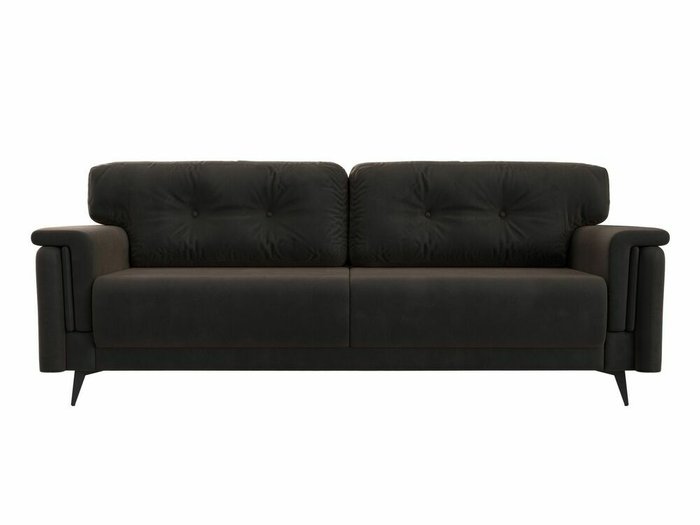 Прямой диван-кровать Оксфорд коричневого цвета - купить Прямые диваны по цене 65999.0