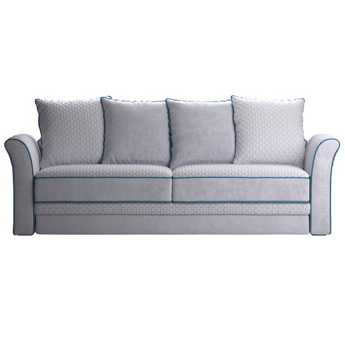 Диван-кровать Bella серого цвета - купить Прямые диваны по цене 116950.0