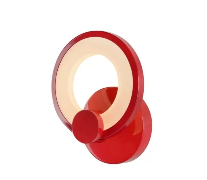 Настенный светильник Ring красного цвета - лучшие Бра и настенные светильники в INMYROOM