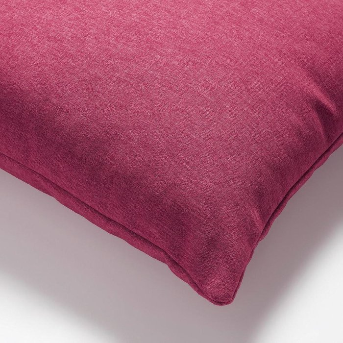 Чехол для декоративной подушки Mak бордового цвета - лучшие Декоративные подушки в INMYROOM