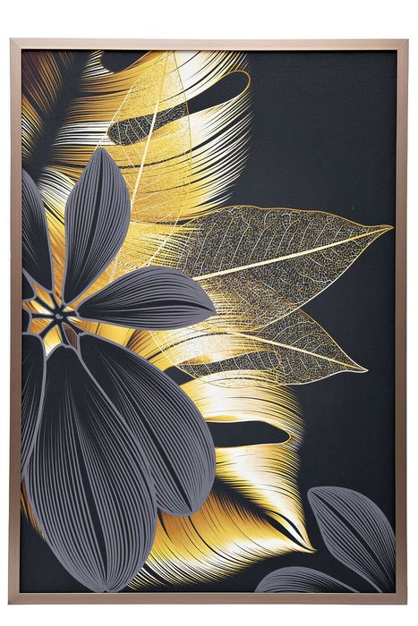 Картина Золотые листья-4 70х100 на холсте
