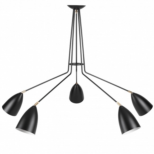 Потолочный светильник черного цвета - лучшие Подвесные люстры в INMYROOM