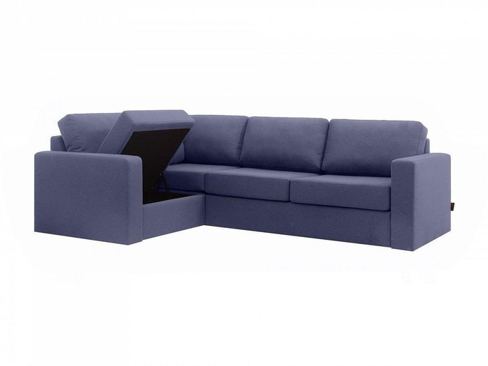 Угловой диван-кровать Peterhof фиолетового цвета - лучшие Угловые диваны в INMYROOM