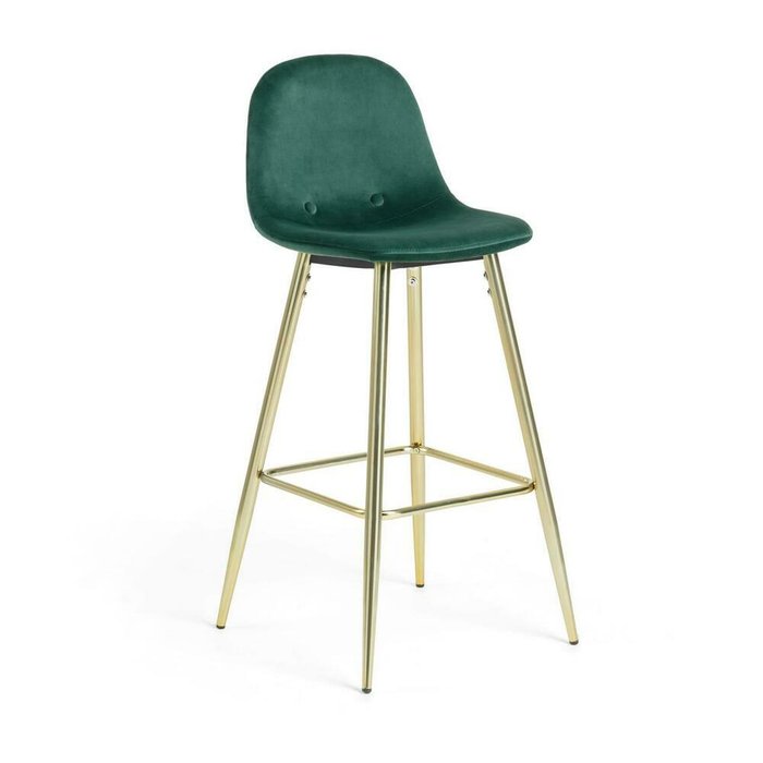Барный стул Nilson темно-зеленого цвета 