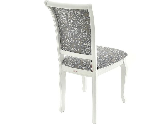 Стул Кабриоль бело-серого цвета - лучшие Обеденные стулья в INMYROOM