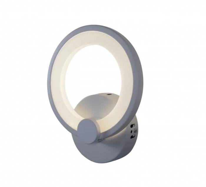 Настенный светильник Ring белого цвета