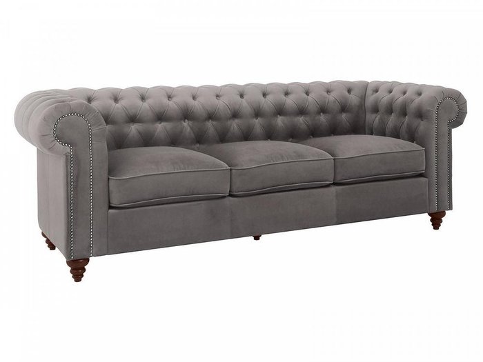 Диван Chester Classic серого цвета - купить Прямые диваны по цене 106830.0