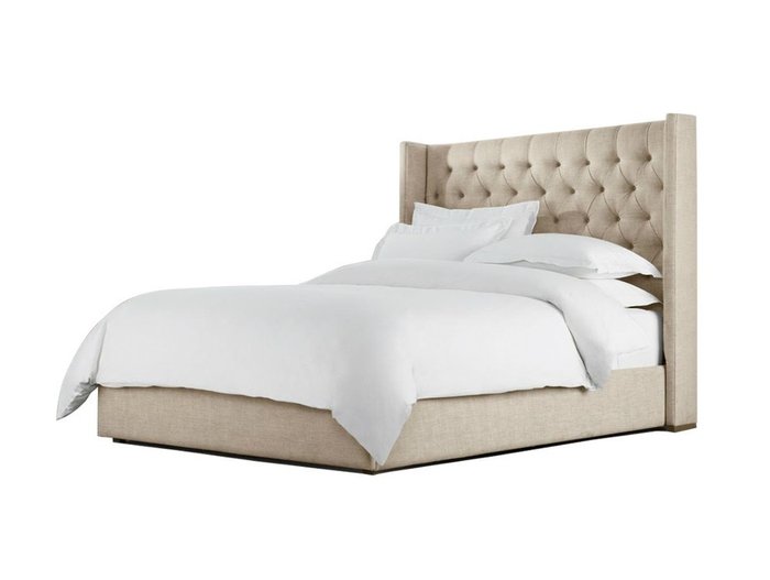 Кровать Adler Diamond 200х200 бежевого цвета - лучшие Кровати для спальни в INMYROOM