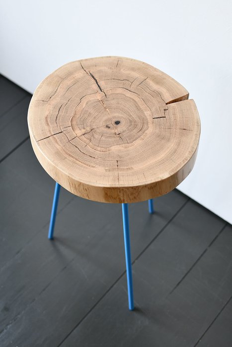 Кофейный стол Tree бежево-голубого цвета - лучшие Кофейные столики в INMYROOM