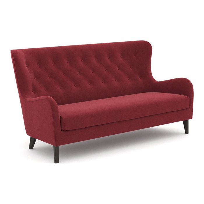Диван двухместный Montreal (196 см) красного цвета - купить Прямые диваны по цене 62800.0