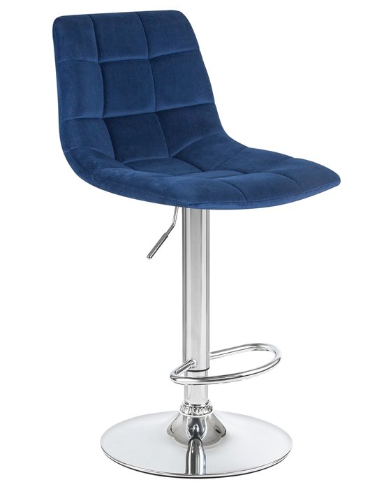 Стул барный Tailor синего цвета - купить Барные стулья по цене 7570.0