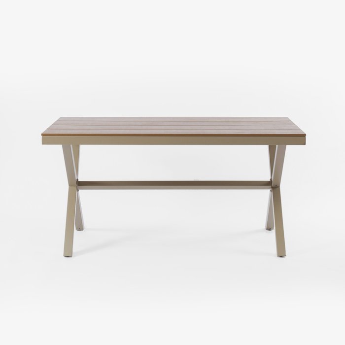 Обеденный стол Кута коричневого цвета - купить Обеденные столы по цене 33900.0
